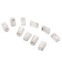 Aisens Pack de 10 conectores RJ45 CAT.5e AWG24 transparente